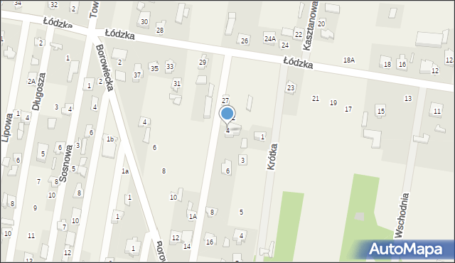 Gałków Mały, Łąkowa, 4, mapa Gałków Mały