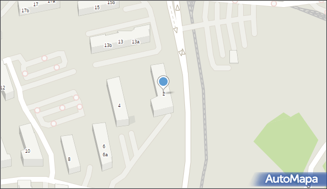 Gdańsk, Lawendowe Wzgórze, 2, mapa Gdańska