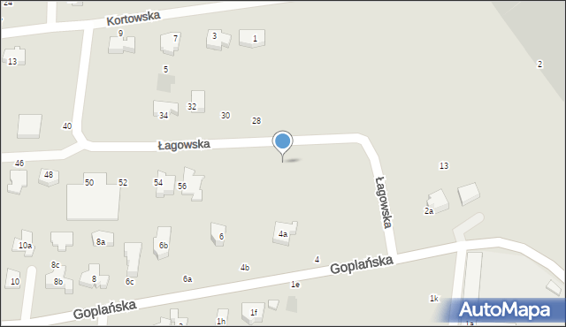 Gdańsk, Łagowska, 62, mapa Gdańska