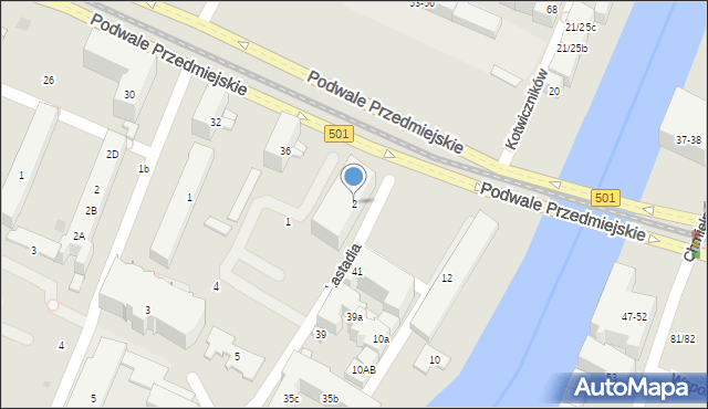 Gdańsk, Lastadia, 2, mapa Gdańska