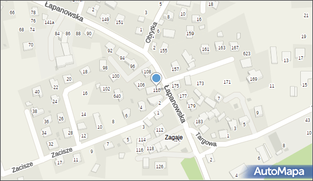 Gdów, Łapanowska, 110, mapa Gdów