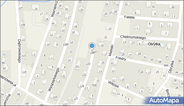 Gdów, Łapanowska, 135, mapa Gdów