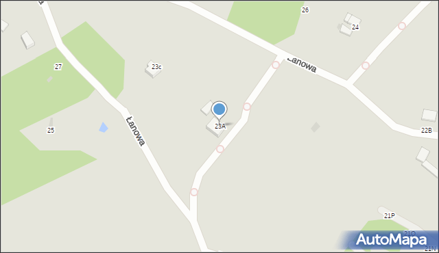 Gdynia, Łanowa, 23A, mapa Gdyni