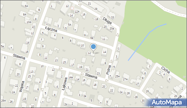 Gdynia, Łączna, 12A, mapa Gdyni