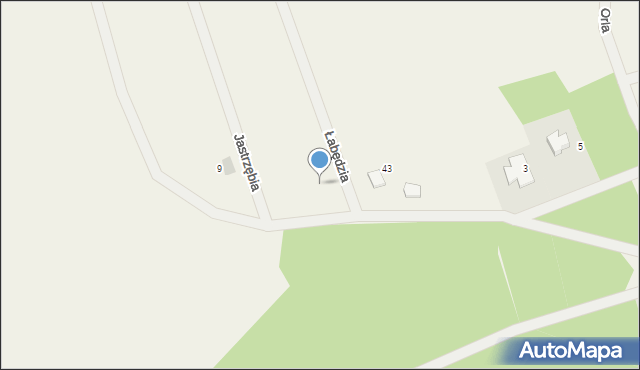 Giedajty, Łabędzia, 50, mapa Giedajty