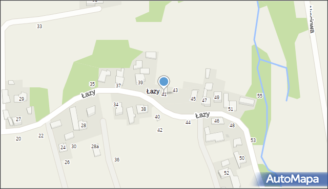 Głębowice, Łazy, 41, mapa Głębowice