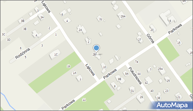 Głosków-Letnisko, Łąkowa, 2F, mapa Głosków-Letnisko