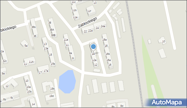 Gniezno, Laubitza Antoniego, bp., 14, mapa Gniezna