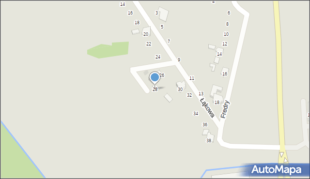 Gogolin, Łąkowa, 28, mapa Gogolin