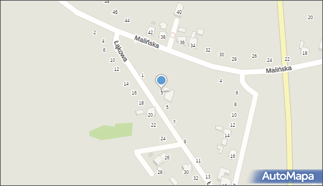 Gogolin, Łąkowa, 3, mapa Gogolin