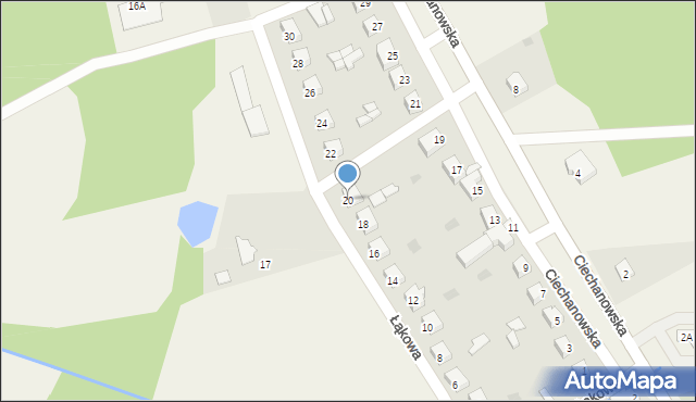 Gołotczyzna, Łąkowa, 20, mapa Gołotczyzna