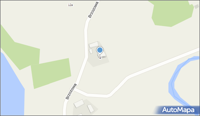 Goręczyno, Łąkowa, 4, mapa Goręczyno