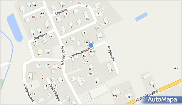 Grębocin, Lampkowskiego Franciszka, 56, mapa Grębocin