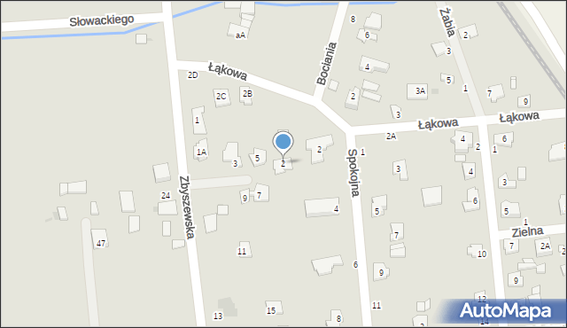 Grójec, Łąkowa, 2, mapa Grójec