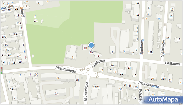 Grójec, Laskowa, 1A, mapa Grójec