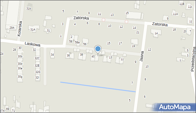 Grójec, Laskowa, 40a, mapa Grójec