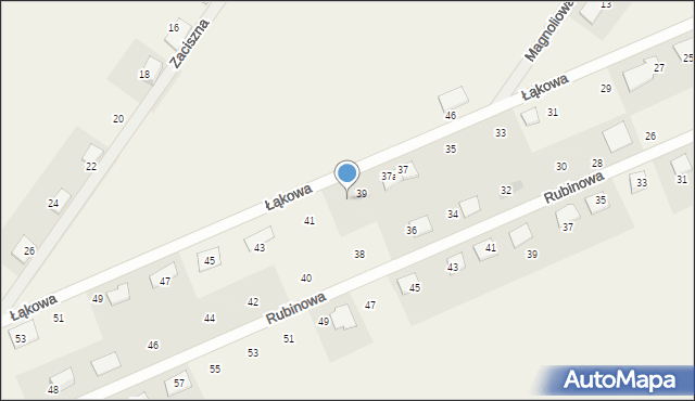 Grzędzice, Łąkowa, 39a, mapa Grzędzice