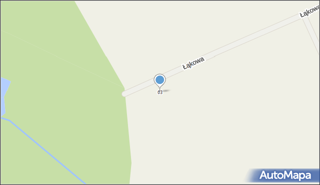 Grzędzice, Łąkowa, 63, mapa Grzędzice