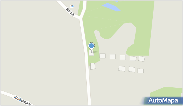 Gubin, Łąkowa, 11, mapa Gubin