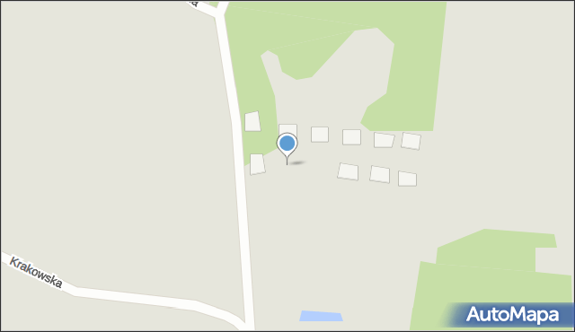 Gubin, Łąkowa, 31, mapa Gubin