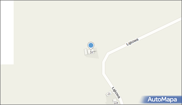 Gulcz, Łąkowa, 24, mapa Gulcz