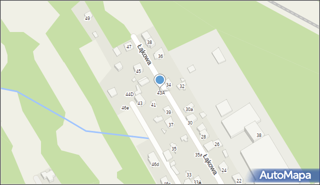 Hipolitów, Łąkowa, 43A, mapa Hipolitów