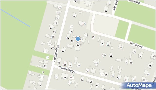 Izabelin C, Langiewicza Mariana, gen., 12, mapa Izabelin C
