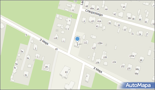 Izabelin C, Langiewicza Mariana, gen., 2, mapa Izabelin C