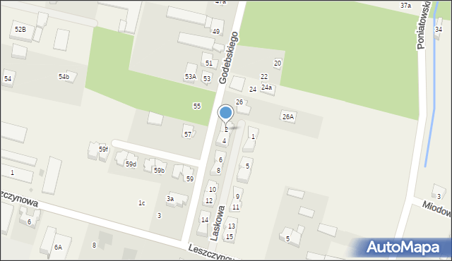 Janki, Laskowa, 2, mapa Janki