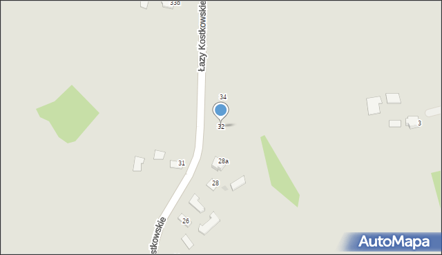 Jarosław, Łazy Kostkowskie, 32, mapa Jarosławia