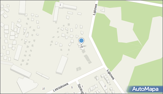 Jarosławiec, Łąkowa, 2A, mapa Jarosławiec