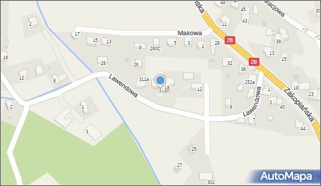 Jaroszowice, Lawendowa, 20, mapa Jaroszowice