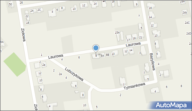 Jasin, Laurowa, 8, mapa Jasin