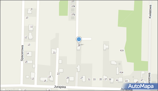 Jaskrów, Lawendowa, 16, mapa Jaskrów