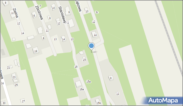 Jedlicze A, Łąkowa, 18, mapa Jedlicze A