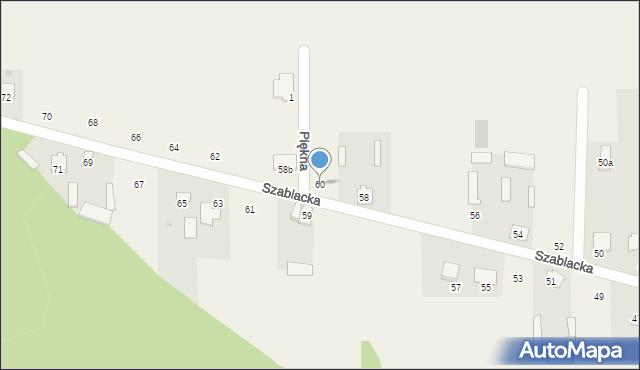 Jednaczewo, Łąkowa, 60, mapa Jednaczewo