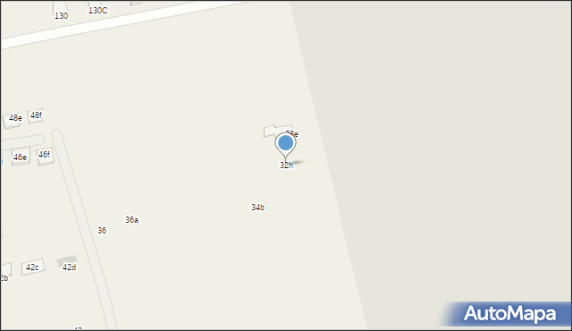 Jędrzychów, Łabędzia, 32h, mapa Jędrzychów