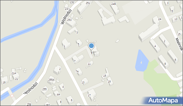 Jelenia Góra, Łabska, 9, mapa Jelenia Góra