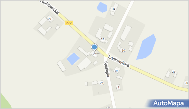 Jeżewo, Laskowicka, 27, mapa Jeżewo