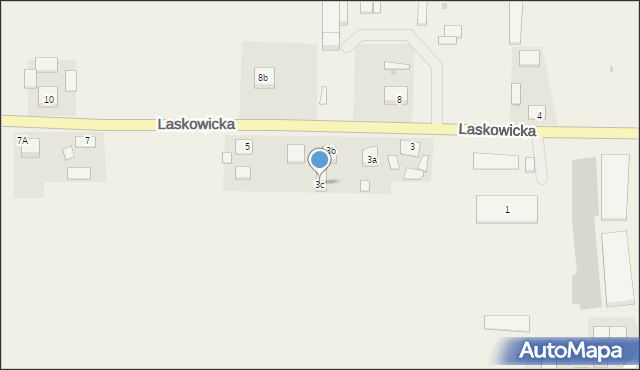 Jeżewo, Laskowicka, 3c, mapa Jeżewo