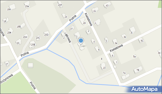 Jeżów Sudecki, Łąkowa, 3a, mapa Jeżów Sudecki