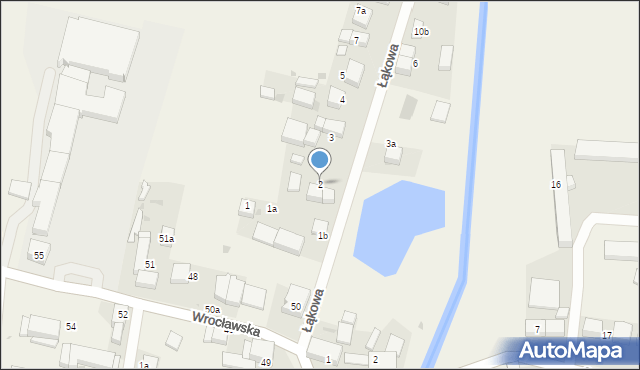 Jordanów Śląski, Łąkowa, 2, mapa Jordanów Śląski