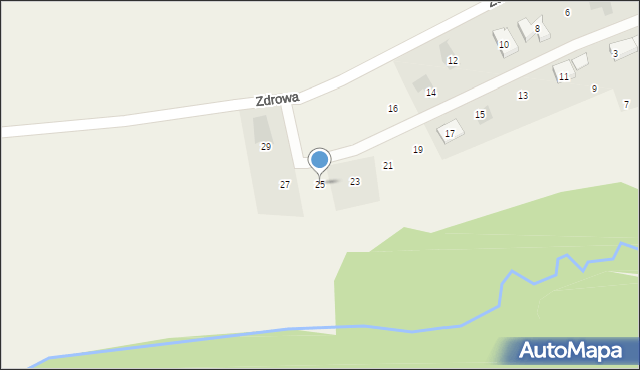 Juszkowo, Lazurowe Wzgórza, 25, mapa Juszkowo