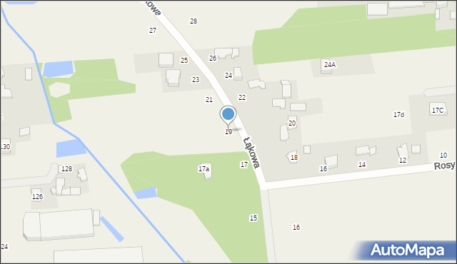 Kałęczyn, Łąkowa, 19, mapa Kałęczyn