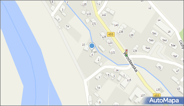 Kamieniec Wrocławski, Łąkowa, 6, mapa Kamieniec Wrocławski