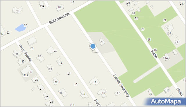 Kamionka, Lasek Sosnowy, 23, mapa Kamionka