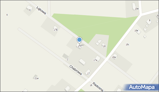 Karpiny, Łąkowa, 2, mapa Karpiny