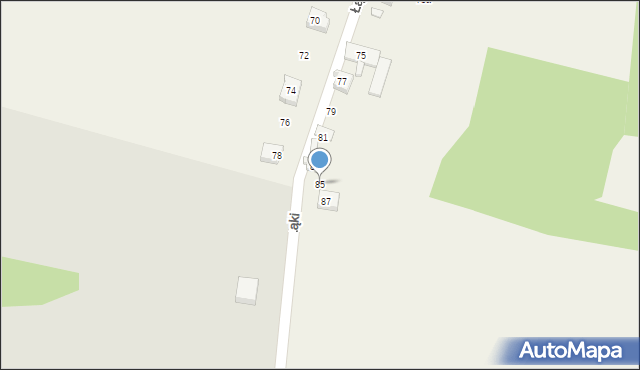 Kiełkowice, Łąki, 85, mapa Kiełkowice