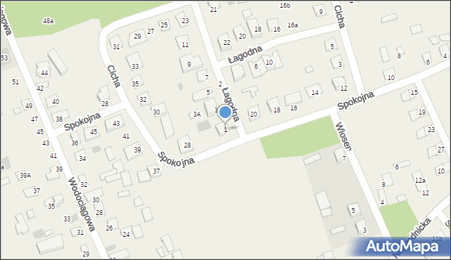 Klepacze, Łagodna, 1, mapa Klepacze