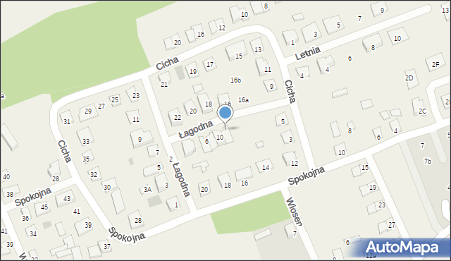 Klepacze, Łagodna, 12, mapa Klepacze